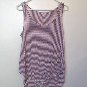 Red-striped tank top
